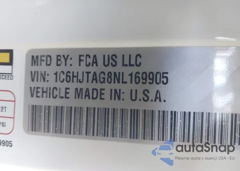 1C6HJTAG8NL169905